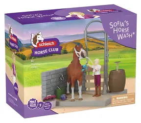 Schleich Umývací box pre kone Sofie / Horse Club / od 5 rokov