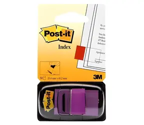 3M Post-it 680-8 purpurová / Záložka / Indexová / 50,8x25,4 mm / 50 ks