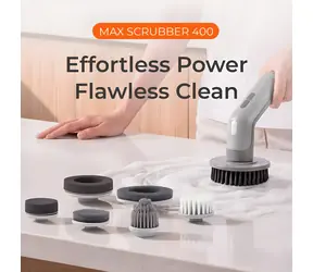 Flextail Max Scrubber 400 / Elektrická čistiaca kefa / IPX8 / 4 Nm / 120 min / USB-C