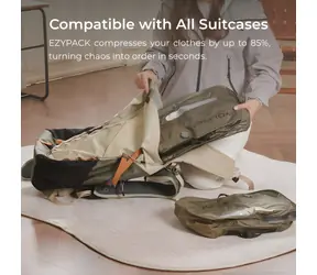 Flextail EzyPack zelená / Vákuové vrecko / veľkosť M