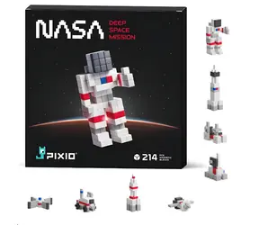PIXIO Magnetická stavebnica NASA Vesmírna misia / 214 dielikov / 5 farieb / od 6 rokov