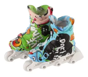 TEDDIES Prstové korčule / Skrutkovacie / Plast / 6 cm / Mix farieb / od 3 rokov