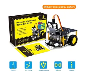 KEYESTUDIO Robotické auto KS0426 (bez micro:bit) / Stavebnice / Arduino / Bluetooth / IR diaľkové ovládanie