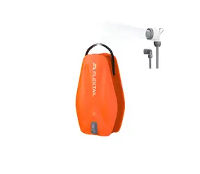 Flextail Tiny Shower oranžová / Prenosná sprcha s čerpadlom / 20 l / USB-C