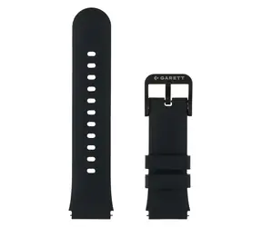 Garett Kids remienok 20 mm čierny / Remienok / silikón / pre Garett KIDS SUN, N!CE, TWIN, REL, HERO, VIBE, eSIM