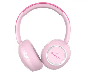 Garett Astro Wave ANC ružová / Slúchadlá pre deti / Bluetooth / Skladacia / RGB podsvietenie