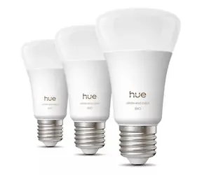 Philips Hue WCA 810 A60 E27 3 ks / Inteligentná LED žiarovka / 3x 810 lm / 16 mil. farieb / stmievateľná / Bluetooth/Zigbee