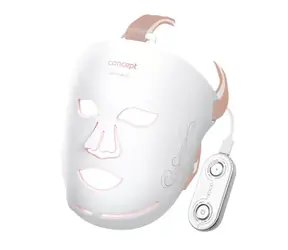 Concept MO8303 Perfect Skin biela / LED maska na tvár / 3 režimy svetla / batéria 2500 mAh