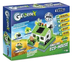 ATOYS Stavebnica GREENEX Eco-House / Solárny pohon / Svetelné a zvukové efekty / od 8 rokov