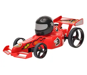 PLAYSTEM Stavebnica Green Powered Grand Prix / Fyzikálna STEM sada / závodné auto na gumičkový pohon / výuková brožúra