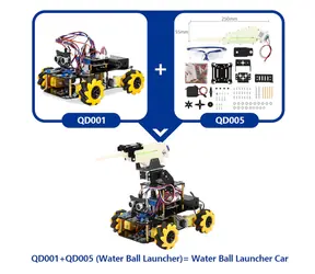 ACEBOTT Odpaľovač vodných guličiek QD005 / Rozširujúci modul pre robotické auto QD001 / od 8 do 16 rokov