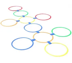 MERCO Tréningová sada kruhov Agility veľká / 10 dielikov / O 38 cm / plast / od 3 rokov