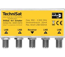 TechniSat DISEqC prepínač 4/1 Outdoor