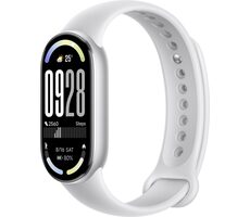 XIAOMI SMART Band 10 strieborná / Fitness náramok / 1.72 "AMOLED / 212x520 / 5ATM / BT