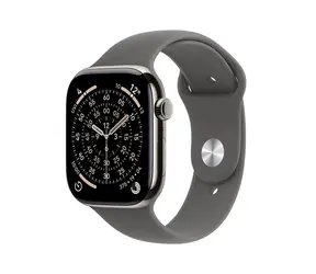 Apple Watch Series 11 GPS+Cellular 42mm Titanové telo - Skálovo šedý športový remienok S/M / 130-180 mm