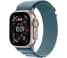Apple Watch Ultra 3 (2025) GPS+Cellular 49mm Titanové telo - Svetlo modrý alpský ťah (M) / 145-190mm 