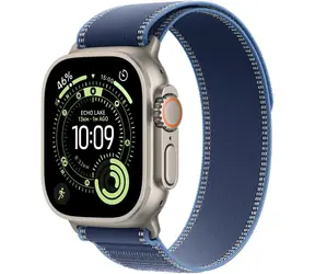 Apple Watch Ultra 3 (2025) GPS+Cellular 49mm Titanové telo - Modrý trailový ťah (M/L) / 145-220 mm