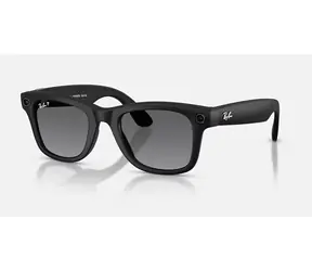 Meta Ray-Ban Gen2 Wayfarer Matte Black Grey Polarized Gradient