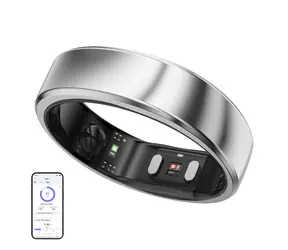 RingConn Air Gen 2 SMART Ring veľ. 11 Galaxy silver / šikovný prsteň / titánová oceľ / BT 5.0 / IP68