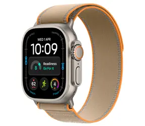 Apple Watch Ultra 4 GPS+Cellular 49mm Titanové telo - Pieskový trailový ťah S/M / 130-180 mm