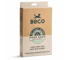 BeCoThings Beco Vrecká na exkrementy s uškom kompostovateľné - ekologické 96ks