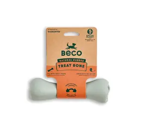 BeCoThings Beco Treat BONE zelená 17.5cm / Hračka pre psov 