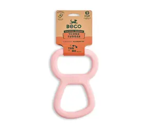 BeCoThings Beco Tough Tugger ružová 22cm / Hračka pre psov 