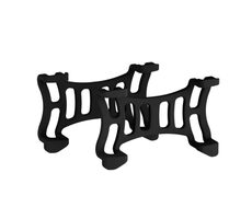 TRACTIVE TRDOG6CBK2 Gumové upevňovacie spony pre TRACTIVE DOG 6 (2ks) čierna 