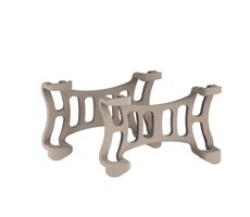 TRACTIVE TRDOG6CBR2 Gumové upevňovacie spony pre GPS DOG 6 (2ks) hnedá