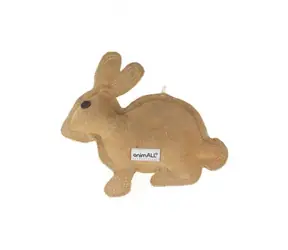 animALL Hračka Králik koža natural 20x20 cm