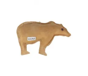 animALL Hračka Medveď koža natural 23x16 cm