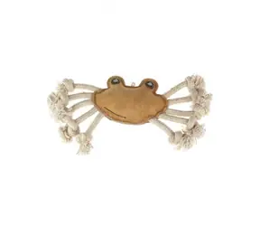 animALL Hračka Krab koža s povrazmi 33x20 cm