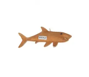 animALL Hračka Baby žralok koža natural 22x10 cm