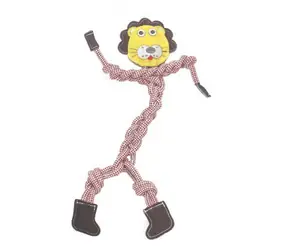 animALL Hračka Mr.Roper Lev koža+lano 47 cm/9 mm