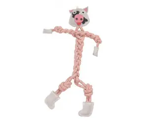 animALL Hračka Mr.Roper Krava koža+lano 57 cm/12 mm