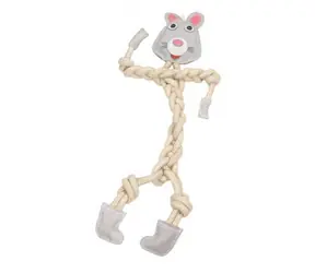 animALL Hračka Mr.Roper Králik koža+lano 57 cm/12 mm