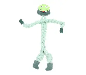 animALL Hračka Mr.Roper Krokodíl kože+lano 78 cm/16 mm