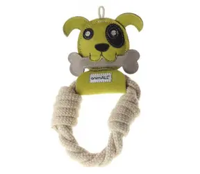 animALL Hračka Pes s kruhom 25x16 cm