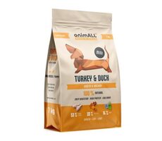animALL Mini Turkey & Duck 7 kg / psie granule