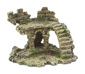 Aqua Excellent Dekorácie Zrúcanina hradu 13 x 9.7 x 9.5cm