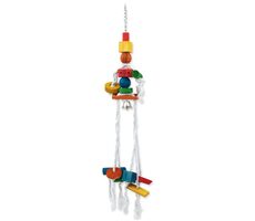 Bird Jewel Hračka - Medúza drevená závesná na povraze 70 cm