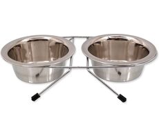 Dog Fantasy Stojanček nerez súprava 13 cm / 2x 0.38l