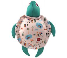 Dog Fantasy Hračka - Water Float korytnačka pískacia a plávajúca zelená 25.5 cm