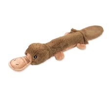 Dog Fantasy Hračka - Recycled Toy vtákopysk s PET fliaš pískací so šuštiacim chvostom 55 cm