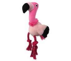 Dog Fantasy Hračka - Silent Squeak plameniak ružová 27cm