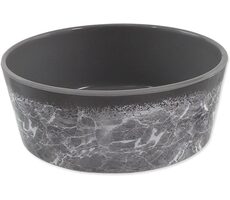 Dog Fantasy Miska vzor mramor šedá 15cm 500 ml