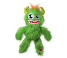 Dog Fantasy Hračka - Monsters strašidlo pískacie chlpaté zelená 35cm