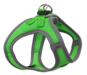 Dog Fantasy Postroj Puppy XL limetka 53-58cm