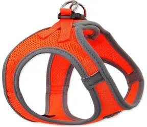 Dog Fantasy Postroj Puppy M oranžová 41-46cm