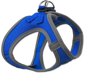 Dog Fantasy Postroj Puppy XS modrá 32-36cm